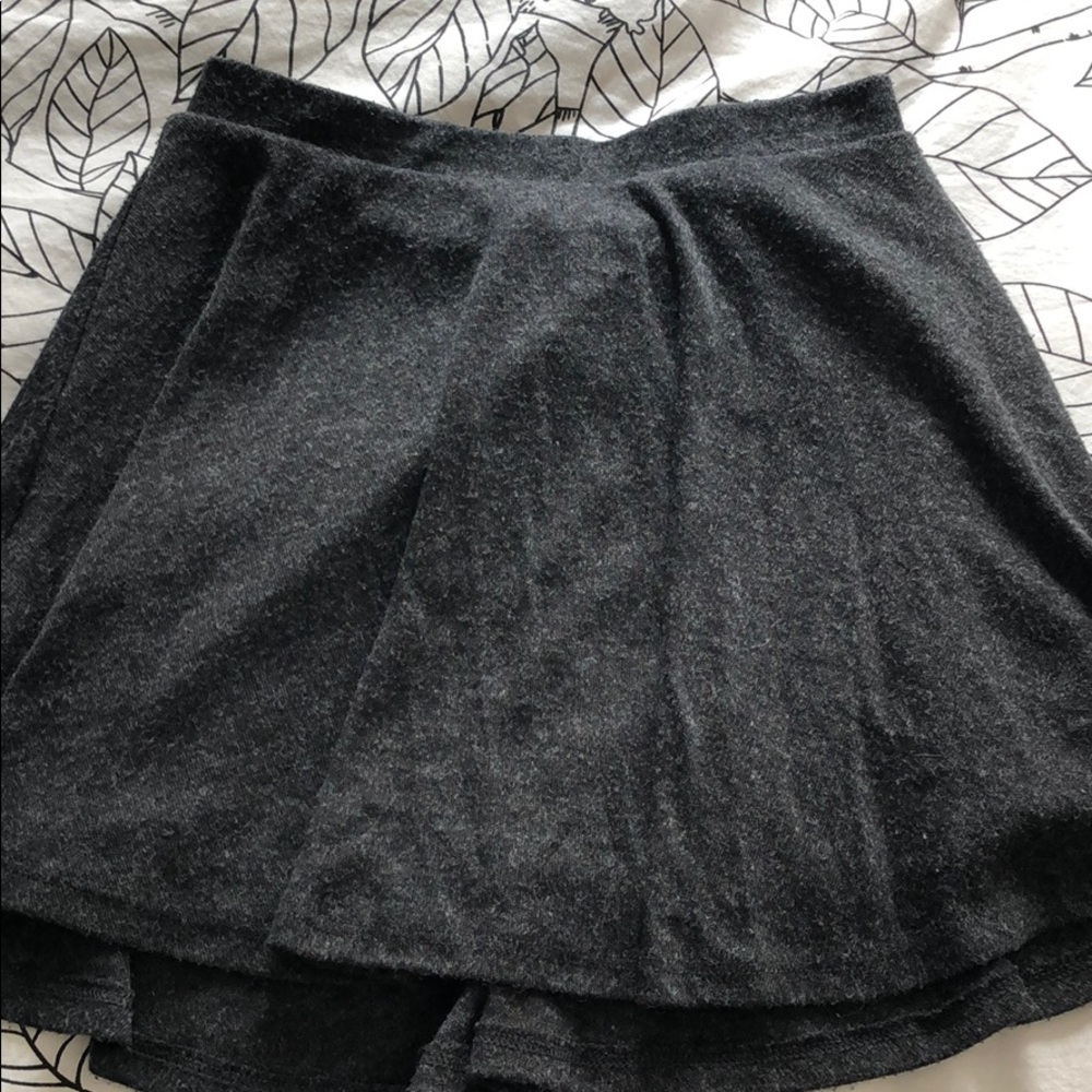 Gray Circle Skirt